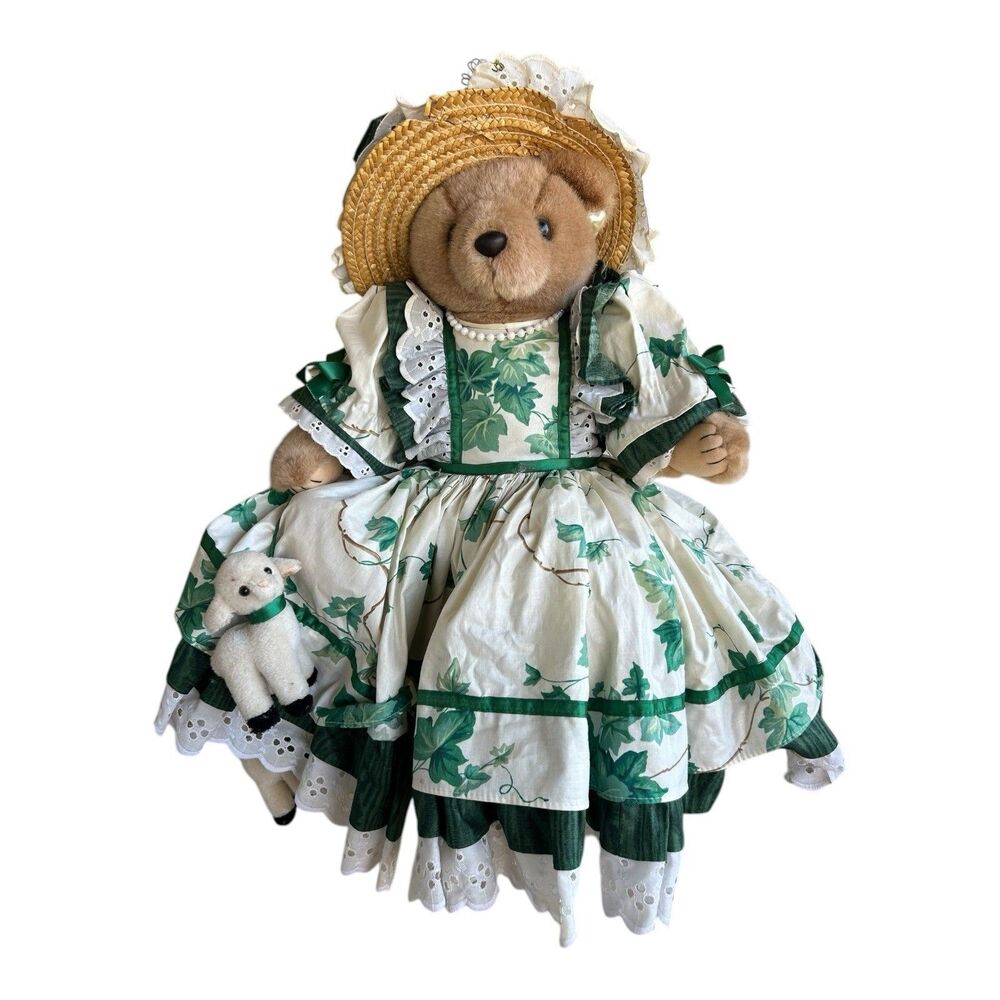 Vintage Bearly People Dolls Lot Of 3 - Picture 2 of 16